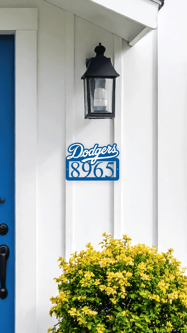 Dodgers Fan Address Plaque