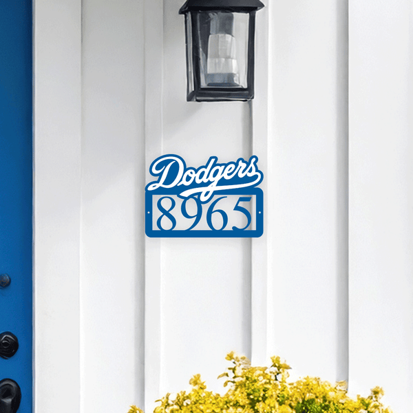 Dodgers Fan Address Plaque