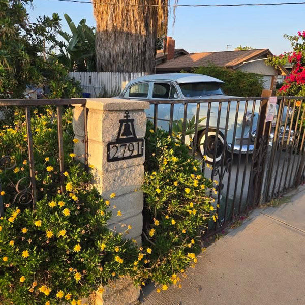 Riverside Address Bell Sign