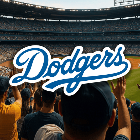 Dodgers Metal Wall Sign