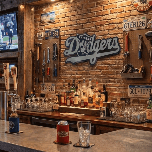 Dodgers X Raiders Custom Sign