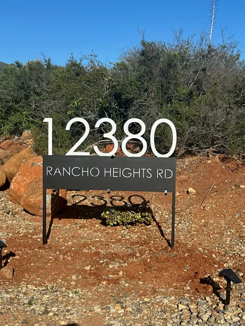 Yard Address Sign