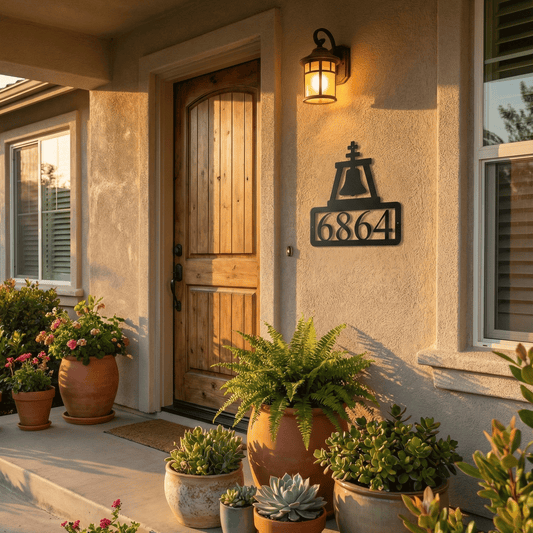 Riverside Address Bell Sign