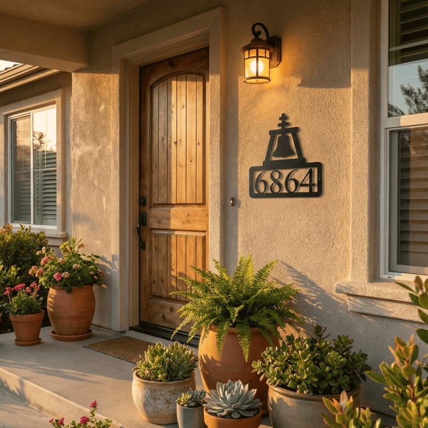 Riverside Address Bell Sign