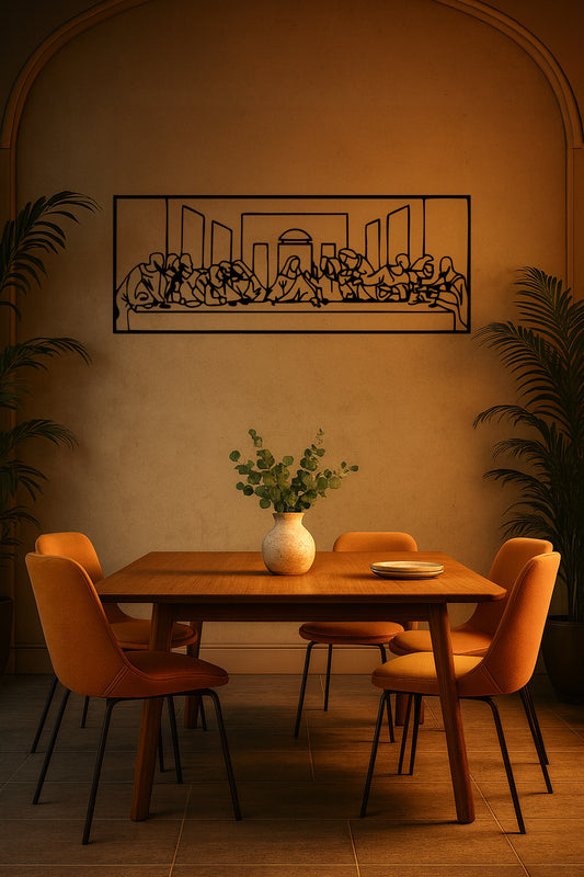 The Last Supper Metal Wall Art