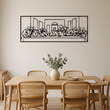 The Last Supper Metal Wall Art